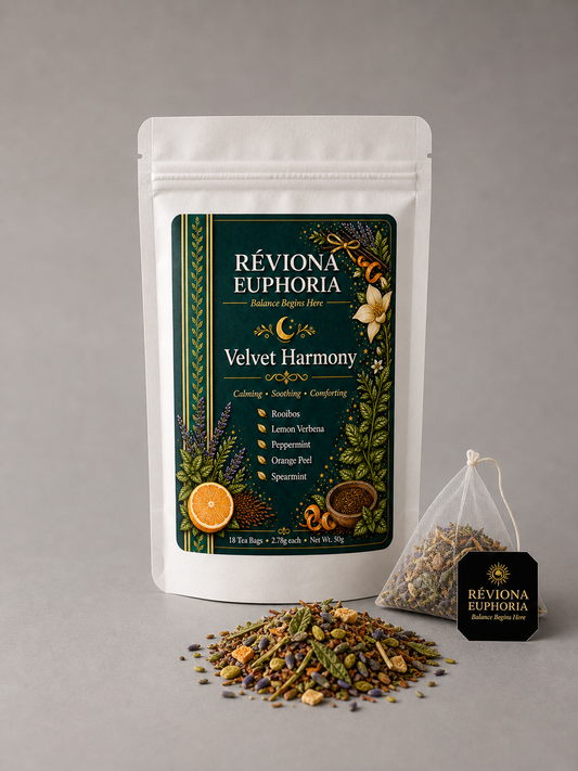 Réviona Euphoria Velvet Harmony Tea – 18 Tea Bags - Kissava Perfume